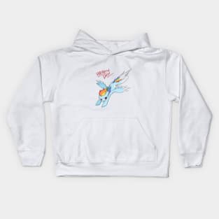 Sketchy Rainbow Dash Kids Hoodie